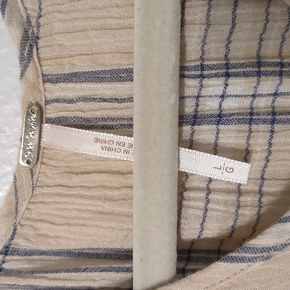 Free People Come as You Are Plaid Midi Dress L - Picture 12 of 17